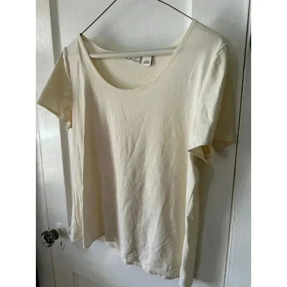 Kim Rogers Women’s size Large white top - Picture 2 of 6